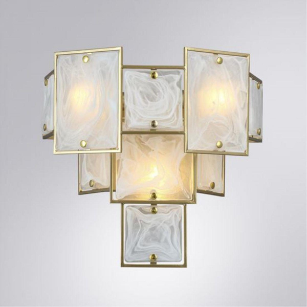 Настенный светильник Arte Lamp Theemin A4068AP-3SG Настенный светильник Arte Lamp Theemin A4068AP-3SG