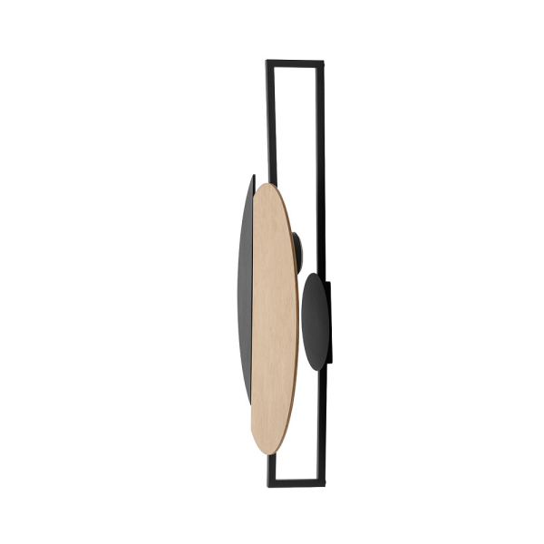 Настенный светильник Nowodvorski Sunset B Natural Wood/Black 10577