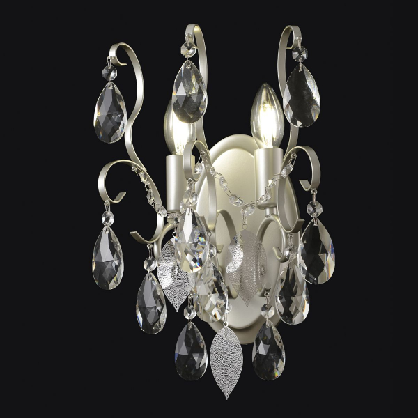 Настенный светильник Crystal Lux Esmiralda AP2 Silver Настенный светильник Crystal Lux Esmiralda AP2 Silver