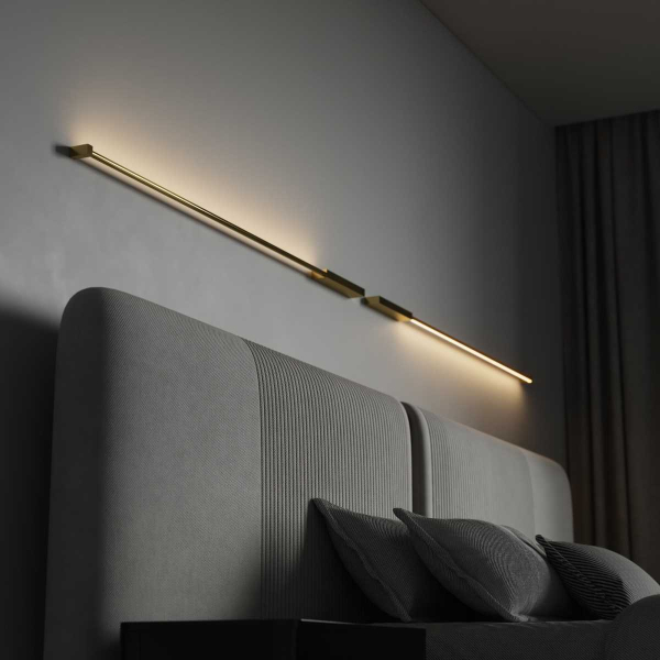 Настенный светодиодный светильник Elektrostandard Alto LED латунь 3000K 40133/LED a069821