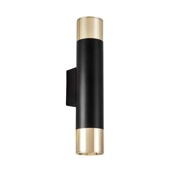 Бра Lumina Deco Tuba LDW 1101-2 BK+GD Бра Lumina Deco Tuba LDW 1101-2 BK+GD
