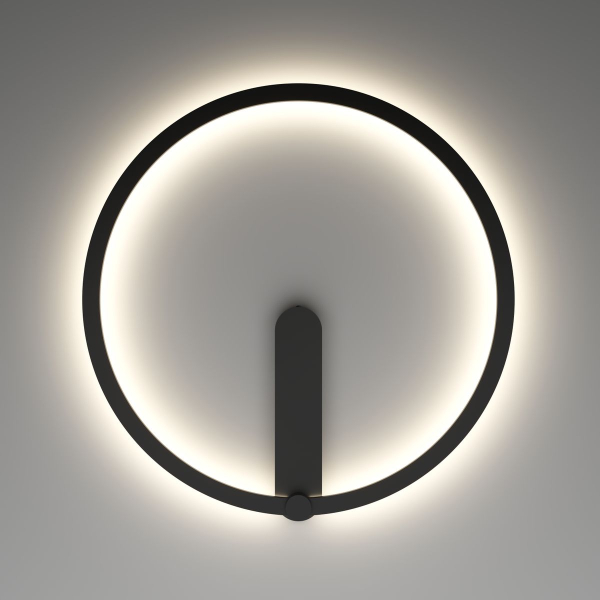 Настенный светодиодный светильник Denkirs Round DK5035-BK