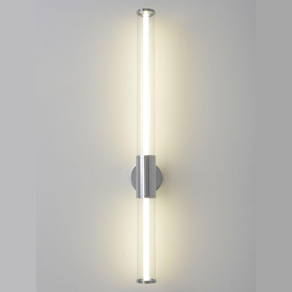 Настенный светодиодный светильник Crystal Lux Lineup AP18W Led Chrome Настенный светодиодный светильник Crystal Lux Lineup AP18W Led Chrome
