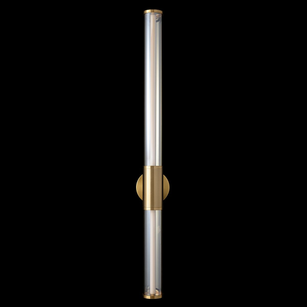 Настенный светодиодный светильник Crystal Lux Lineup AP18W Led Brass Настенный светодиодный светильник Crystal Lux Lineup AP18W Led Brass