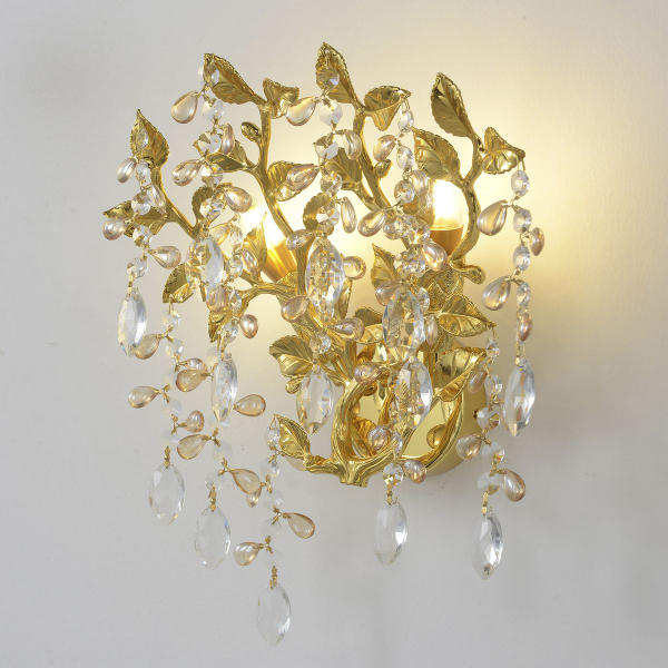 Настенный светильник Crystal Lux Eden AP2 Gold Настенный светильник Crystal Lux Eden AP2 Gold