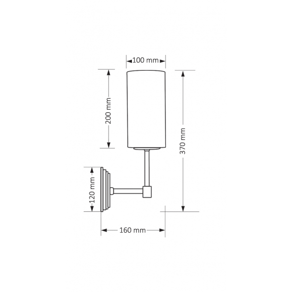 Настенный светильник KUTEK MOOD Empoli EMP-K-1(Z)A