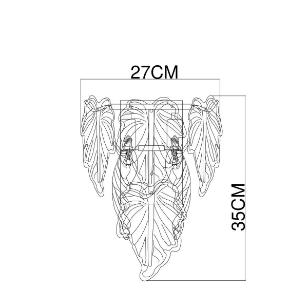 Настенный светильник Arte Lamp Lilly A4070AP-2GO Настенный светильник Arte Lamp Lilly A4070AP-2GO