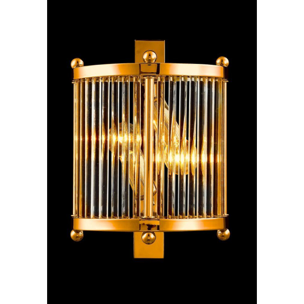 Настенный светильник Crystal Lux Tadeo AP2 Gold/Transparente Настенный светильник Crystal Lux Tadeo AP2 Gold/Transparente