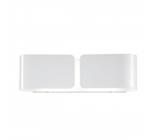 Настенный светильник Ideal Lux Clip AP2 Small Bianco 014166