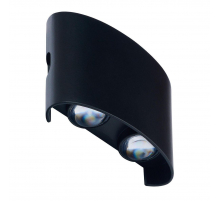 Настенный светодиодный светильник IMEX Cross IL.0014.0001-4 BK