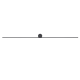 Настенный светильник Nowodvorski Spin Led L Black 10371