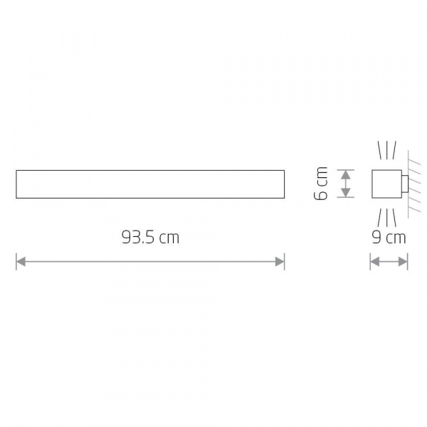 Настенный светильник Nowodvorski Soft Wall Led 90x6 7534 Настенный светильник Nowodvorski Soft Wall Led 90x6 7534