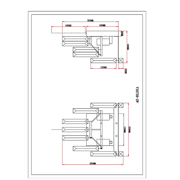 Настенный светильник Moderli Crystal V10739-2W