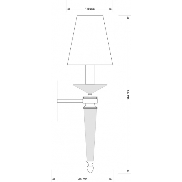 Настенный светильник KUTEK ZOLA ZOL-KD-1(BN/A) Настенный светильник KUTEK ZOLA ZOL-KD-1(BN/A)