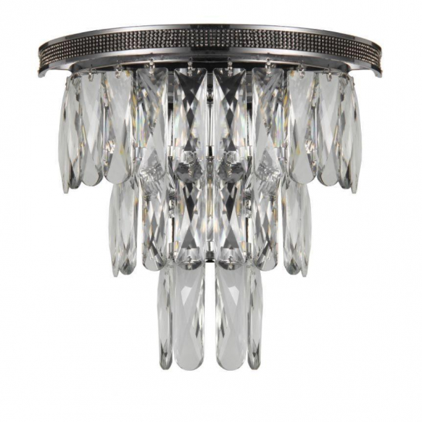 Настенный светильник Lumina Deco Chici LDW 6002-3 CHR+CL Настенный светильник Lumina Deco Chici LDW 6002-3 CHR+CL