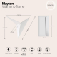 Настенный светодиодный светильник Maytoni Trame C808WL-L3W