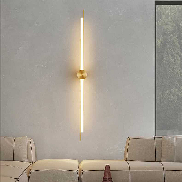 Настенный светильник Imperium Loft Tinus H63 Brass 230906-23