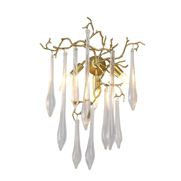 Бра Crystal Lux Reina AP3 Gold Pearl