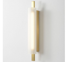 Настенный светодиодный светильник Crystal Lux Tunnel AP10 Led Brass
