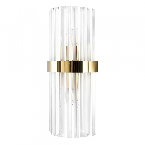Настенный светильник Crystal Lux Sorpresa AP2 Brass/Transparente Настенный светильник Crystal Lux Sorpresa AP2 Brass/Transparente