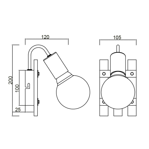 Бра Vele Luce Tendenza VL6492W01 Бра Vele Luce Tendenza VL6492W01