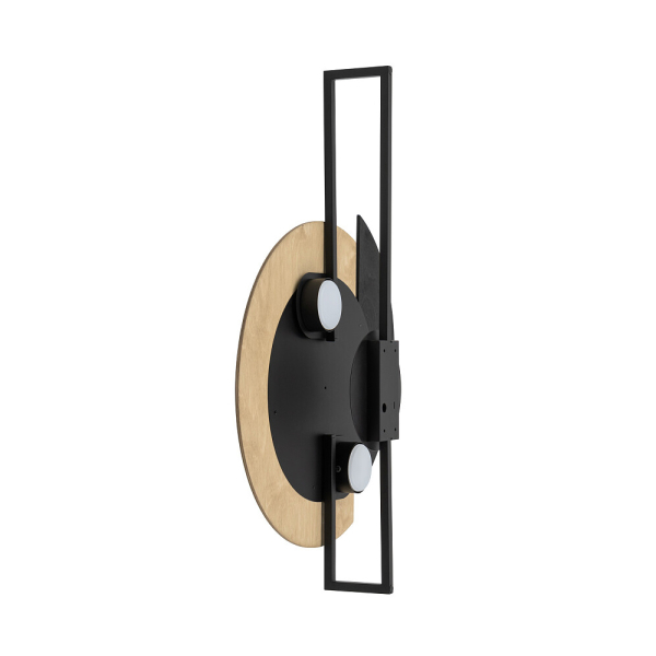 Настенный светильник Nowodvorski Sunset B Natural Wood/Black 10577