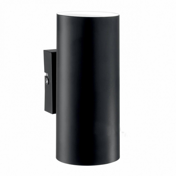 Настенный светильник Ideal Lux Look Ap2 Nero 095998 Настенный светильник Ideal Lux Look Ap2 Nero 095998