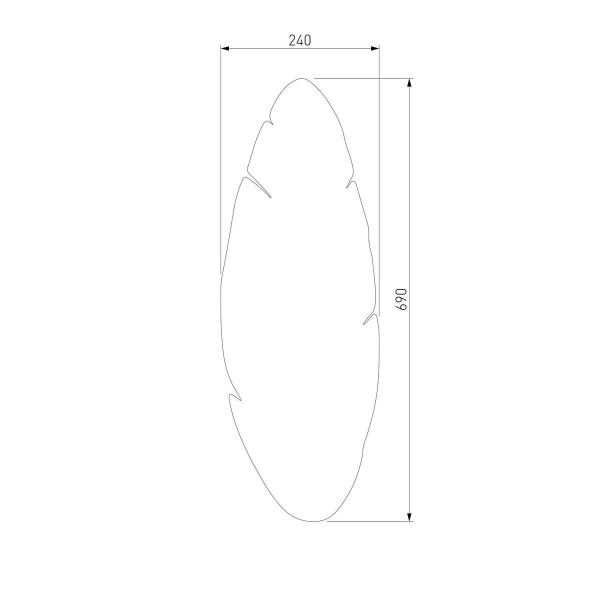 Настенный светильник TK Lighting 5565 Hoja Настенный светильник TK Lighting 5565 Hoja