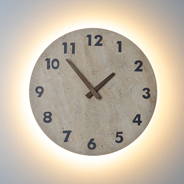 Настенный светильник с часами Citilux Mares CL246016