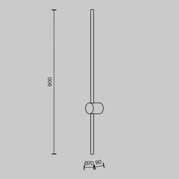 Настенный светодиодный светильник Maytoni Light Stick MOD237WL-L11B3K Настенный светодиодный светильник Maytoni Light Stick MOD237WL-L11B3K