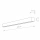 Настенный светильник Nowodvorski Straight Wall Led L 7595