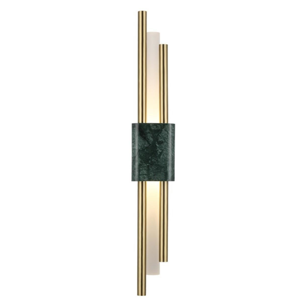 Настенный светодиодный светильник Crystal Lux CARTA AP6W LED GREEN/BRASS Настенный светодиодный светильник Crystal Lux CARTA AP6W LED GREEN/BRASS