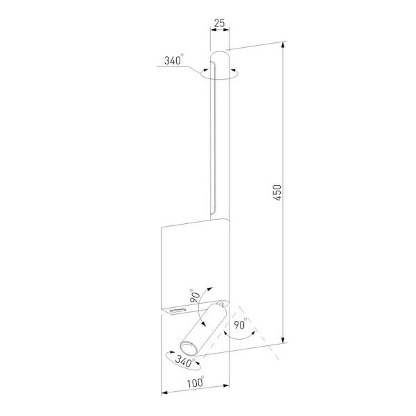 Настенный светодиодный светильник Elektrostandard Sarca LED 3000K 40111/LED латунь a066400 Настенный светодиодный светильник Elektrostandard Sarca LED 3000K 40111/LED латунь a066400
