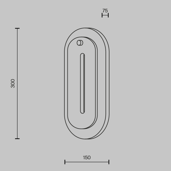 Настенный светильник Maytoni Modern Ventana MOD523WL-L15BG3K1