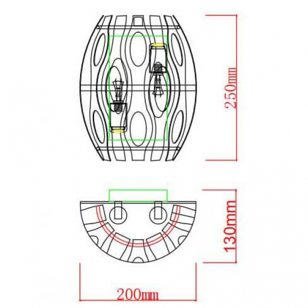 Настенный светильник Rivoli Meike 4080-402 Б0047925 Настенный светильник Rivoli Meike 4080-402 Б0047925
