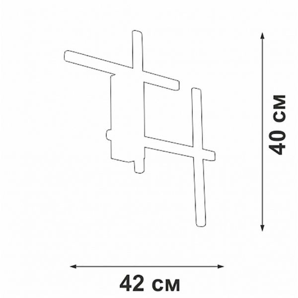 Настенный светильник Vitaluce V3043-1/4A Настенный светильник Vitaluce V3043-1/4A