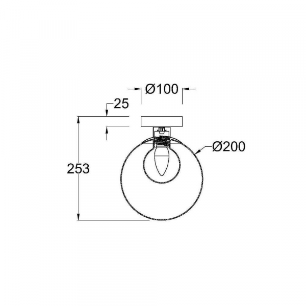 Настенный светильник Maytoni Basic form MOD521WL-01G3 Настенный светильник Maytoni Basic form MOD521WL-01G3