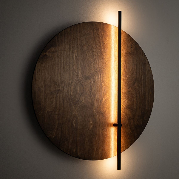 Настенный светильник Nowodvorski Sunrise Led D Dark Wood/Black 11432
