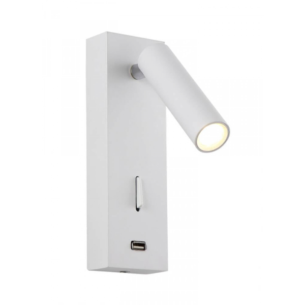 Настенный светильник Crystal Lux CLT 210W USB WH Настенный светильник Crystal Lux CLT 210W USB WH