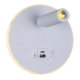Настенный светодиодный светильник Reluce 86203-9.2-001KT LED12W+USB WT