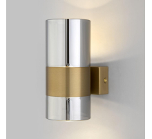 Настенный светодиодный светильник Eurosvet Watford 40021/1 LED латунь/дымчатый