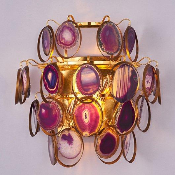 Бра Loft-Concept Agate design фиолетовый агат 44.583-0 22893