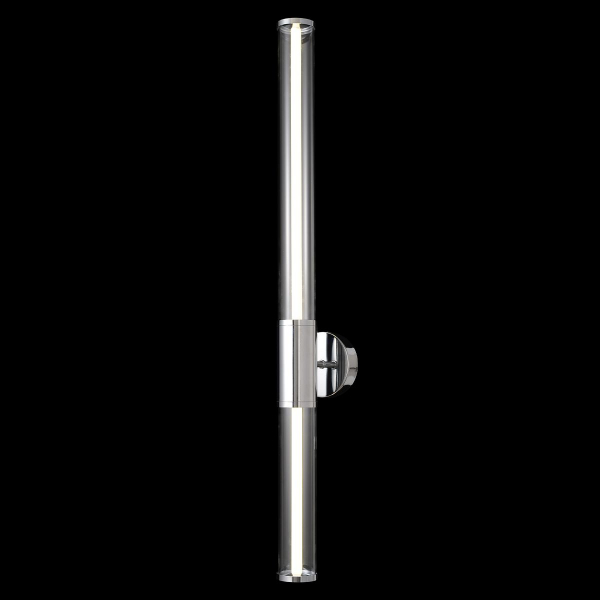 Настенный светодиодный светильник Crystal Lux Lineup AP18W Led Chrome Настенный светодиодный светильник Crystal Lux Lineup AP18W Led Chrome