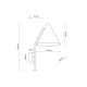 Настенный светильник TK Lighting CONO BEIGE a070965