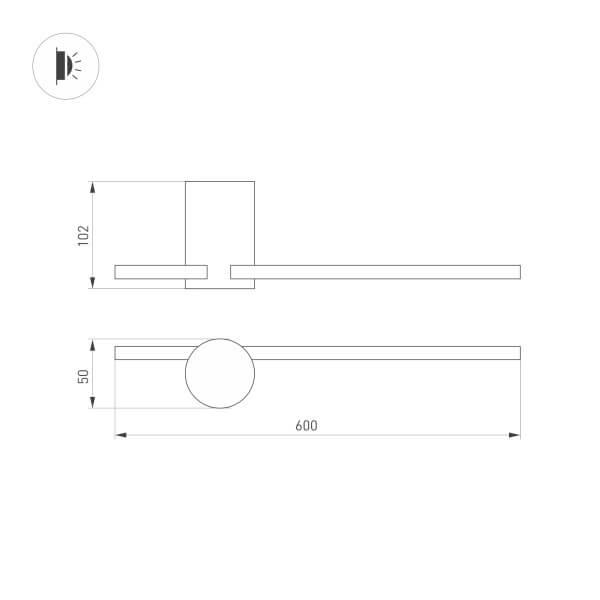 Светильник Arlight SP-VINCI-S600x55-7W Day4000 (BK, 110 deg, 230V) (arlight, IP20 Металл, 3 года) 034170 Светильник Arlight SP-VINCI-S600x55-7W Day4000 (BK, 110 deg, 230V) (arlight, IP20 Металл, 3 года) 034170
