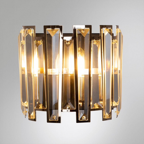 Настенный светильник Arte Lamp Amber A1028AP-2BK Настенный светильник Arte Lamp Amber A1028AP-2BK