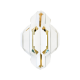 Настенный светильник Lumina Deco Piramid LDW 6021-2 WT+GD