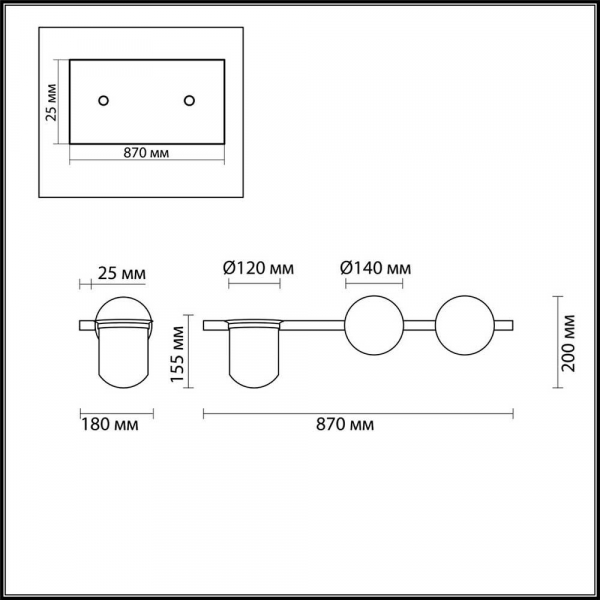 Настенный светильник Odeon Light Walli Flower 4681/2W Настенный светильник Odeon Light Walli Flower 4681/2W