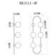 Настенный светильник MyFar Stacy MR1014-4W