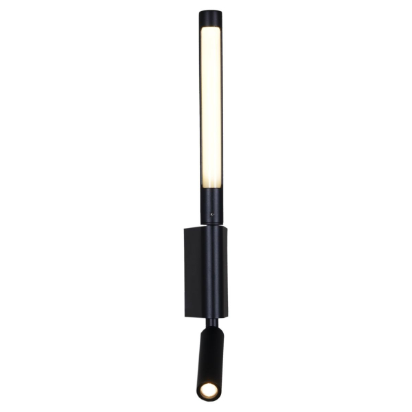 Настенный светодиодный светильник Reluce 86209-9.2-001KT LED3W+6W BK Настенный светодиодный светильник Reluce 86209-9.2-001KT LED3W+6W BK